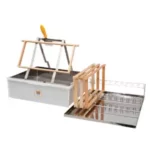 Apiculture bac a desoperculer avecchevalet inox 45x63cm